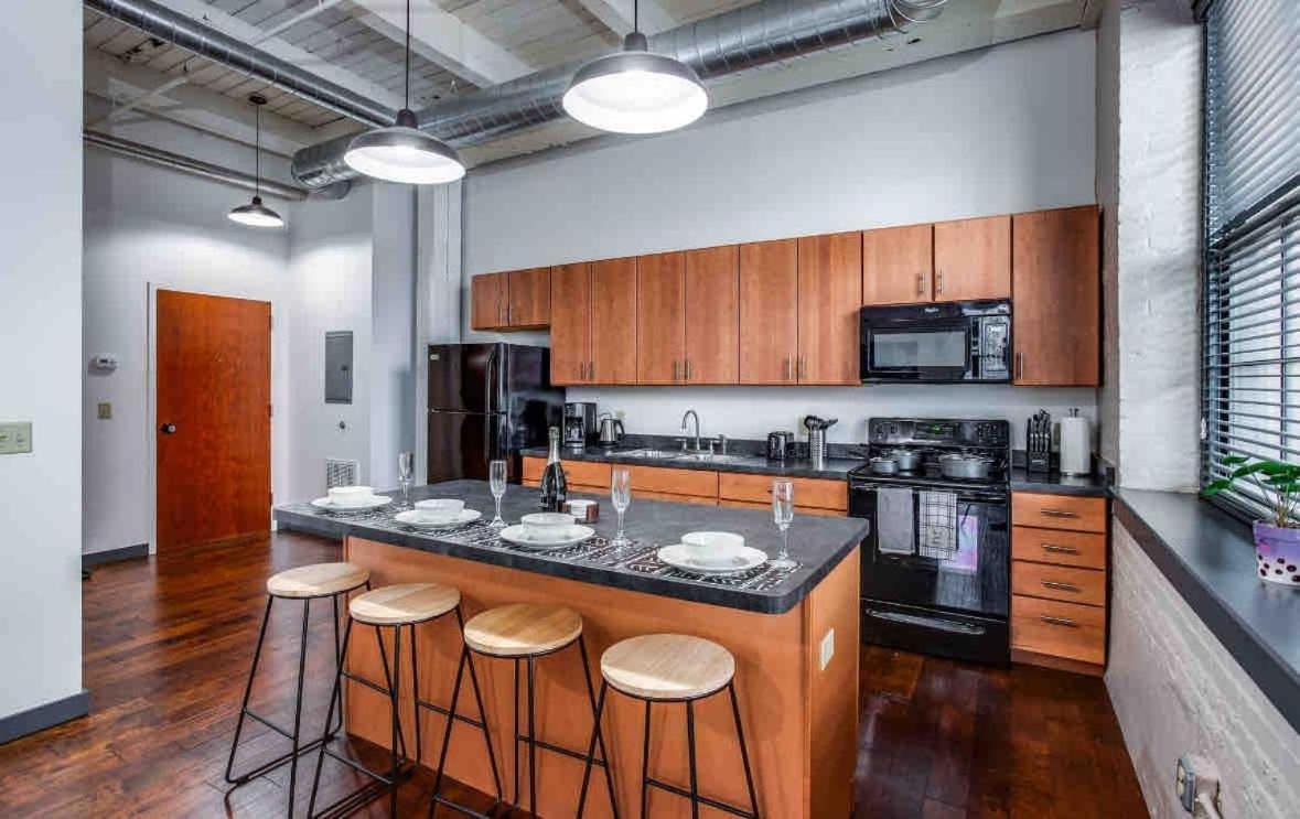 Ny Style Loft With Kingbed Daire Rochester Dış mekan fotoğraf